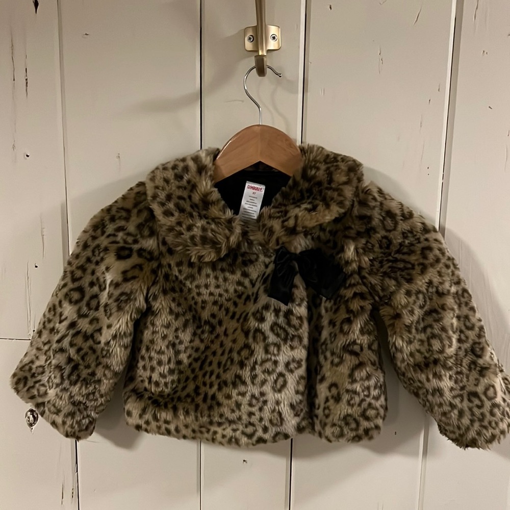 Gymboree 3T Toddler Cheetah Print Jacket